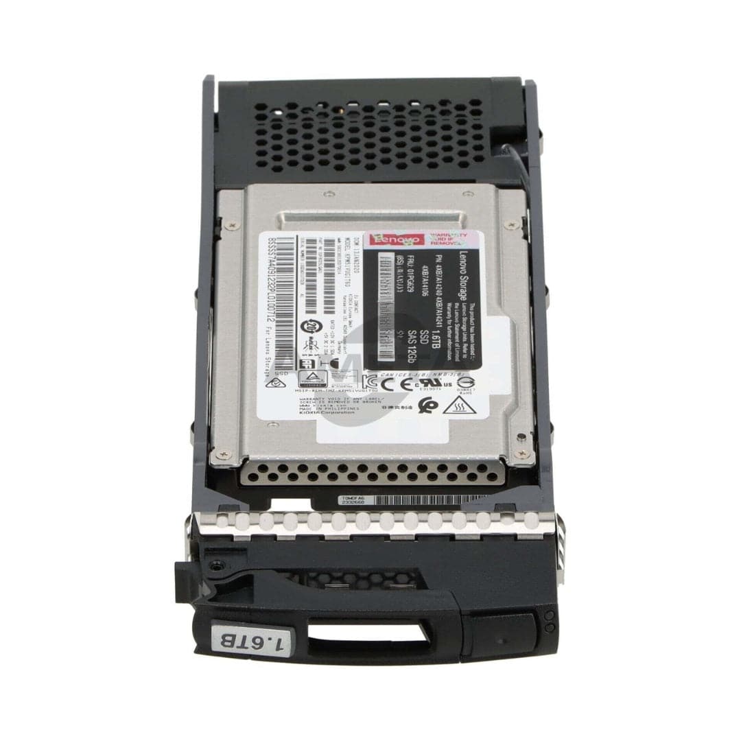 4XB7A14106 / 01PG629 - Lenovo ThinkSystem DE Series 1.6TB 12G 3DWD 2.5" SSD 2U24