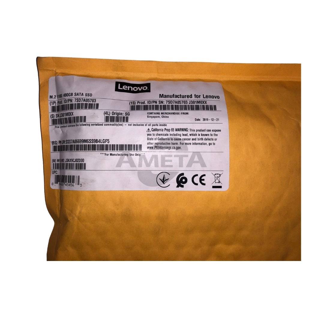 7SD7A05703 / 01KR465 - ThinkSystem M.2 5100 480GB SATA 6Gbps Non-Hot-Swap SSD