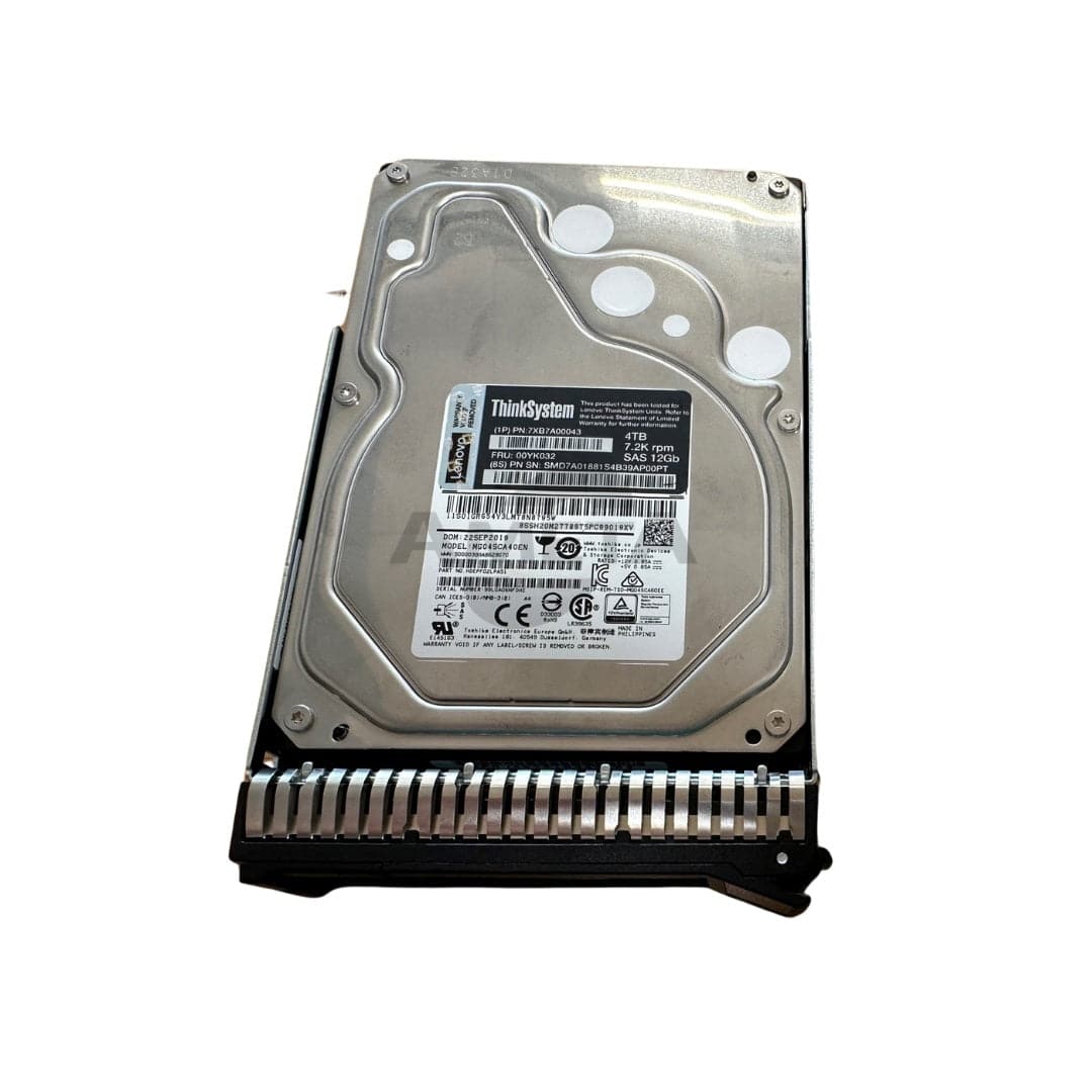 7XB7A00043 / 00YK032 - ThinkSystem 3.5" 4TB 7.2K SAS 12Gb Hot Swap 512n HDD