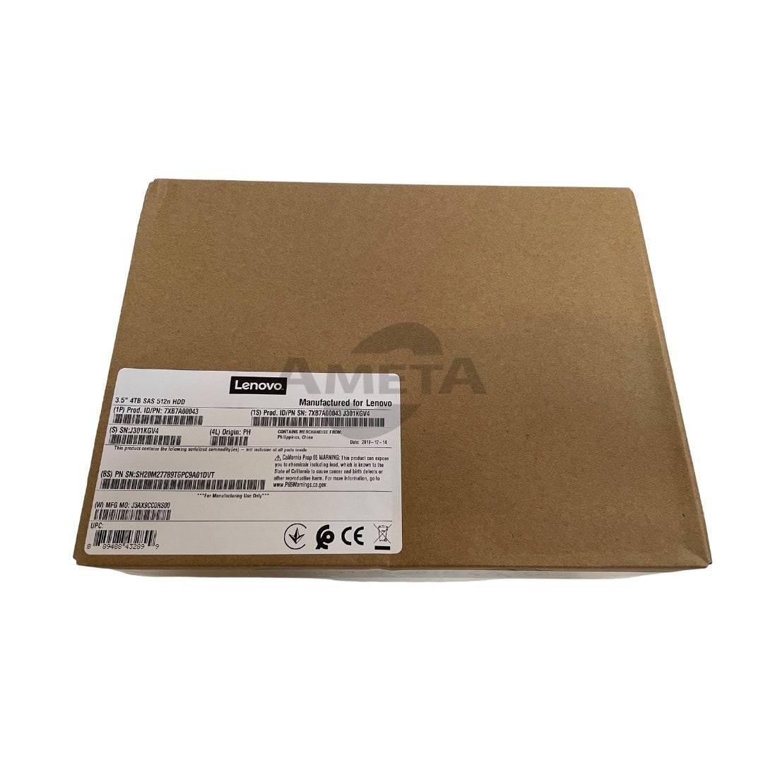 7XB7A00043 / 00YK032 - ThinkSystem 3.5" 4TB 7.2K SAS 12Gb Hot Swap 512n HDD (NEW)