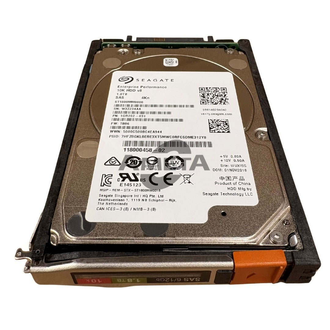 005051633 – EMC Unity 1.8TB 10K 12G SAS 2.5″ HDD
