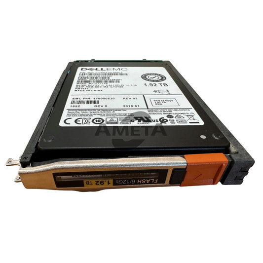 005053728 / 118000630 - EMC 1.92TB 12G SFF SAS Mixed Use SSD for VNX