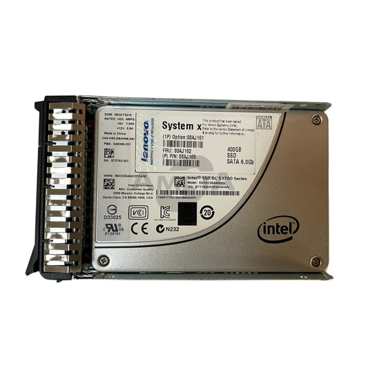 00AJ161 / 00AJ162 / 00AJ165 - S3700 400GB SATA 2.5" MLC G3HS Enterprise SSD