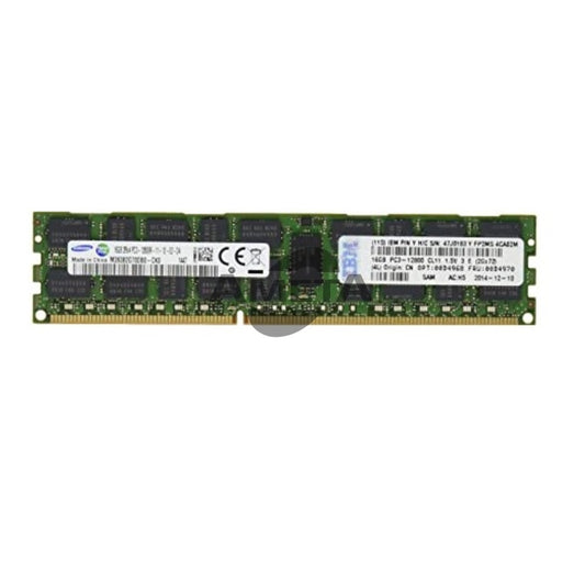 00FE674 - IBM 8GB (1x8GB, 2Rx8, 1.35V) PC3L-12800 Memory DIMM