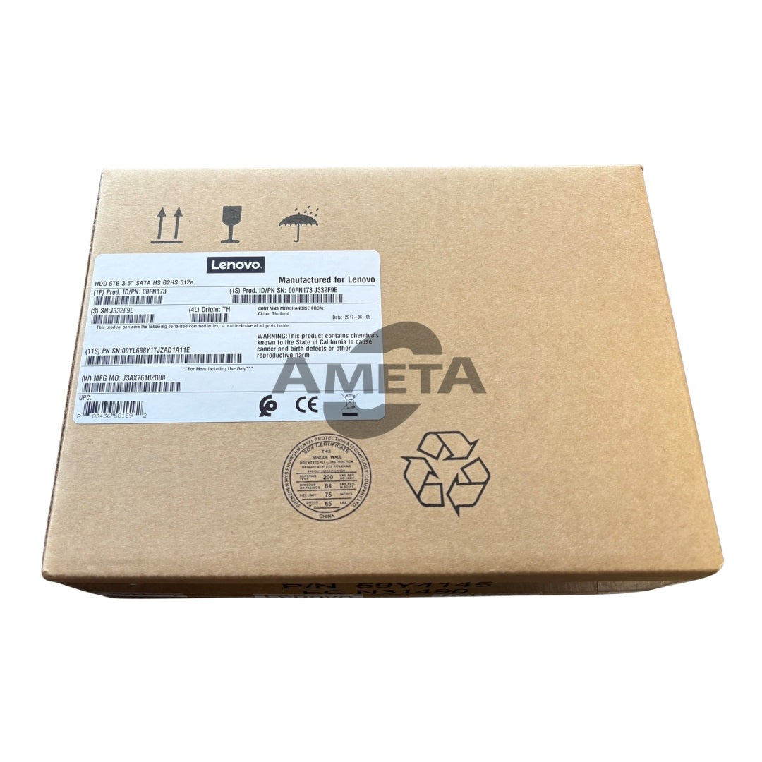 LENOVO 00FN173 - 6TB 7.2K 6Gbps NL SATA 3.5" G2HS 512e HDD