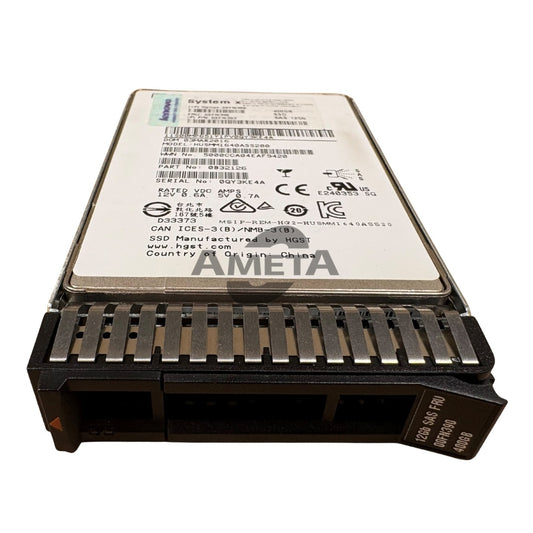 00FN389 / 00FN390 – IBM 400GB 12G SAS SFF MLC G3HS Enterprise SSD
