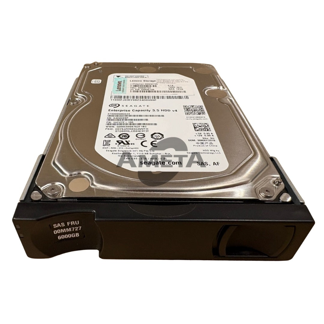 00MM725 / 00MM727 – Lenovo Storage 3.5″ 6TB 7.2K NL-SAS HDD