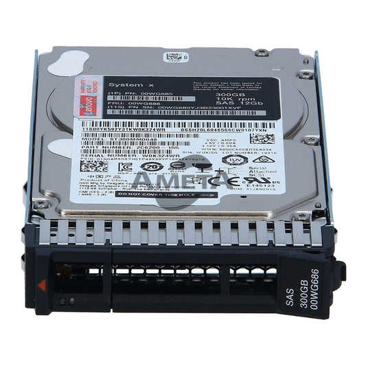 00WG685 / 00WG686 - Lenovo 300GB 10K 12Gbps SAS 2.5" G3HS HDD