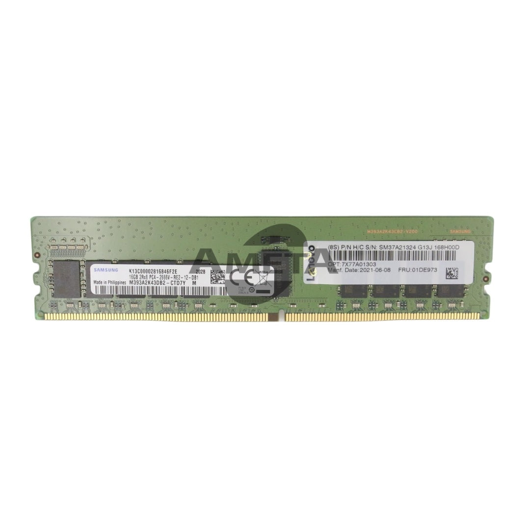 LENOVO 01DE973 - ThinkSystem 16GB TruDDR4 2666 MHz (2Rx8 1.2V) RDIMM
