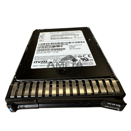 01LU763 - IBM 800GB NVMe U.2 2.5" SSD (2.4 DWDP)