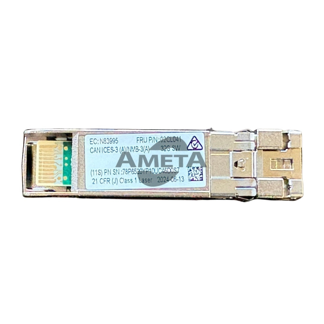 IBM 02CL041 - 32Gbps FC 850NM SW MMF LC SFP28 Transceiver
