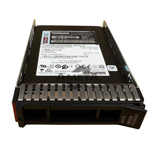 Lenovo 4XB7A17077 / 02JG533 – ThinkSystem 5300 Series 960GB SATA 6Gb Hot-Swap SSD (2.5″)