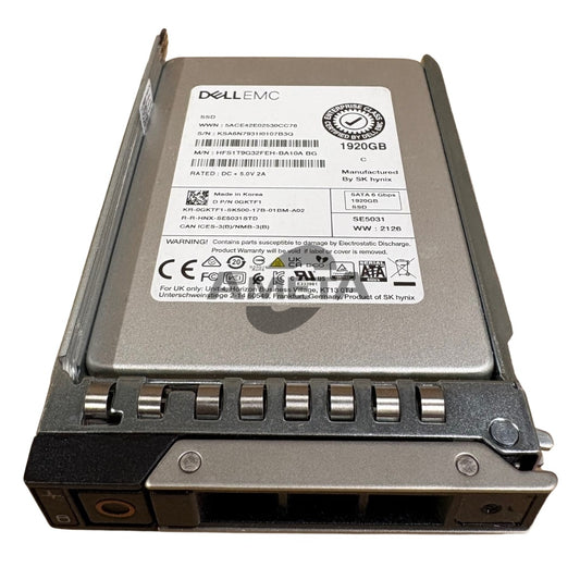 Dell 0GKTF1 / GKTF1 – 1.92 TB 6 Gb/s SATA Mixed-Use 2.5″ Enterprise SSD