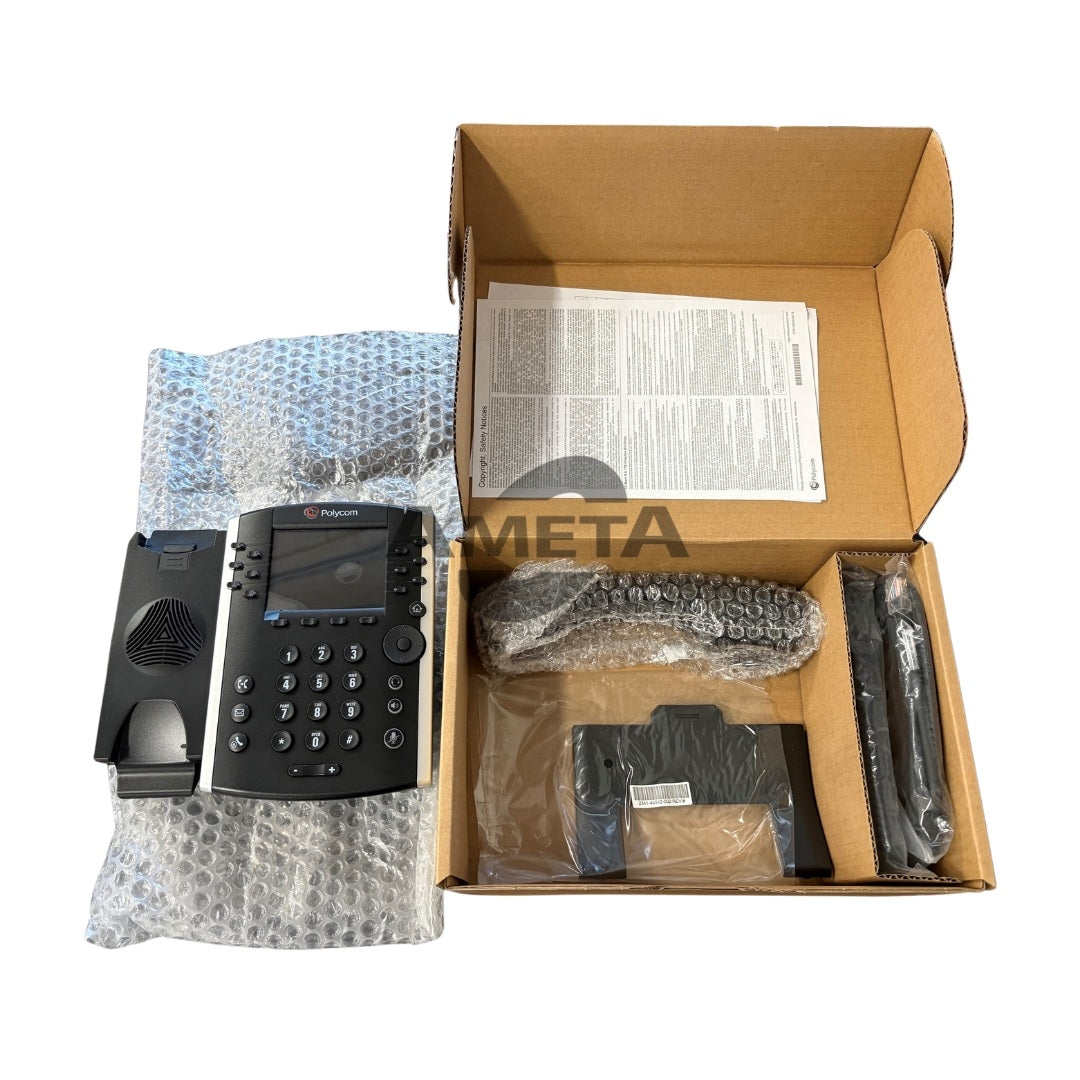 POLYCOM 2200-48450-019 - Polycom IP Phone VVX 411, 12-Lines, Gigabit Ethernet Skype For Business Edition, PoE