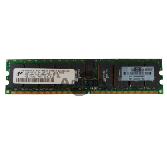 345115-861 / 413388-001 - HP 4GB (1x4GB) DDR2 PC2-3200 Memory Module