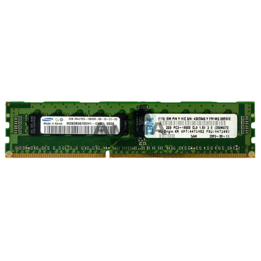 43X5045 / 43X5046 - IBM 2GB (1Rx4) PC3-10600 DDR3 1333 LP RDIMM