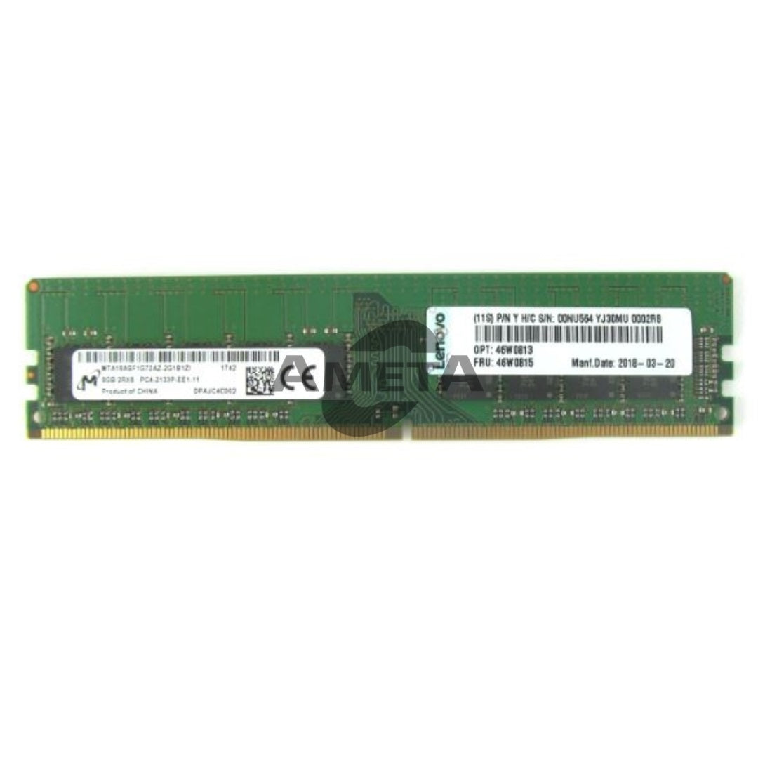 46W0813 / 46W0815 - 8GB (1x8GB, 2Rx8, 1.2V) PC4-17000 DDR4 2133MHz LP ECC UDIMM