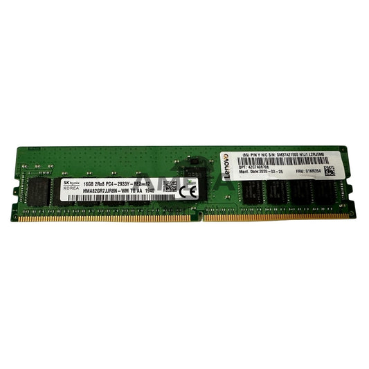 Lenovo 4ZC7A08708 / 01KR354 – ThinkSystem 16GB TruDDR4 2933MHz RDIMM (2Rx8, 1.2V, ECC)