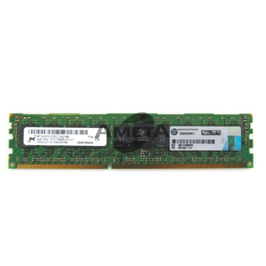 500660-B21 / 501535-001 - HP 4GB 4Rx8 PC3-8500R-7 LP Memory Kit