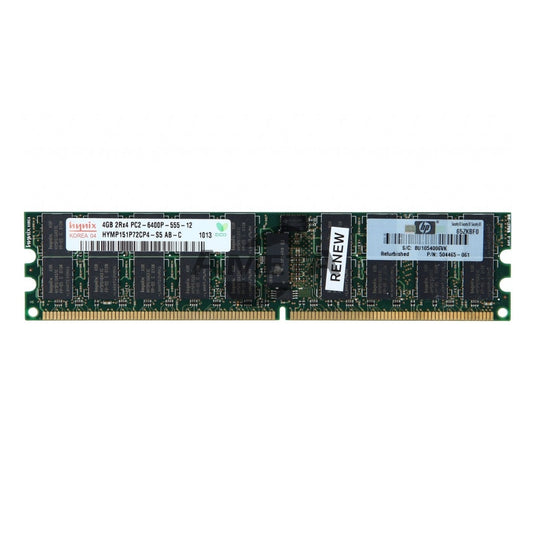 504465-061 - HP 4GB (1X4GB) PC2-6400 LP MEMORY MODULE