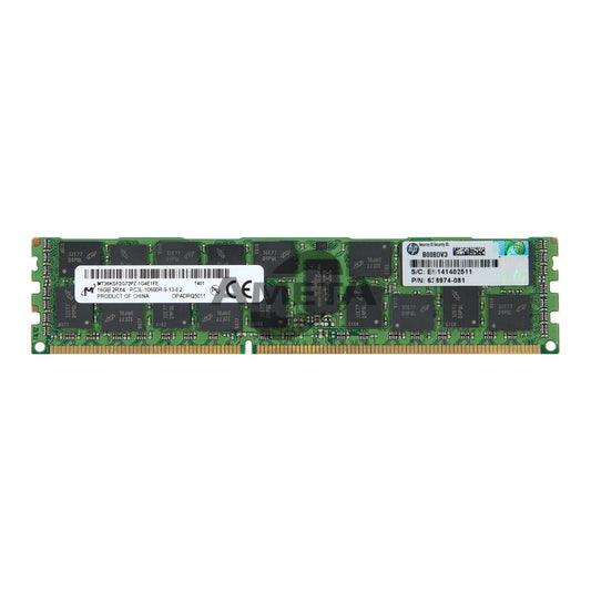 627812-B21 / 628974-081 - HP 16GB 2Rx4 PC3L-10600R-9 Memory Kit