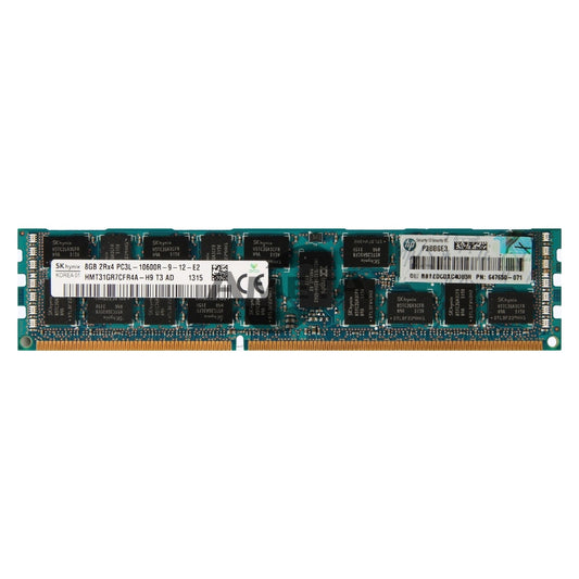 647650-071 - HP 8GB (1x8GB) Dual Rank x4 PC3L-10600R Memory Module