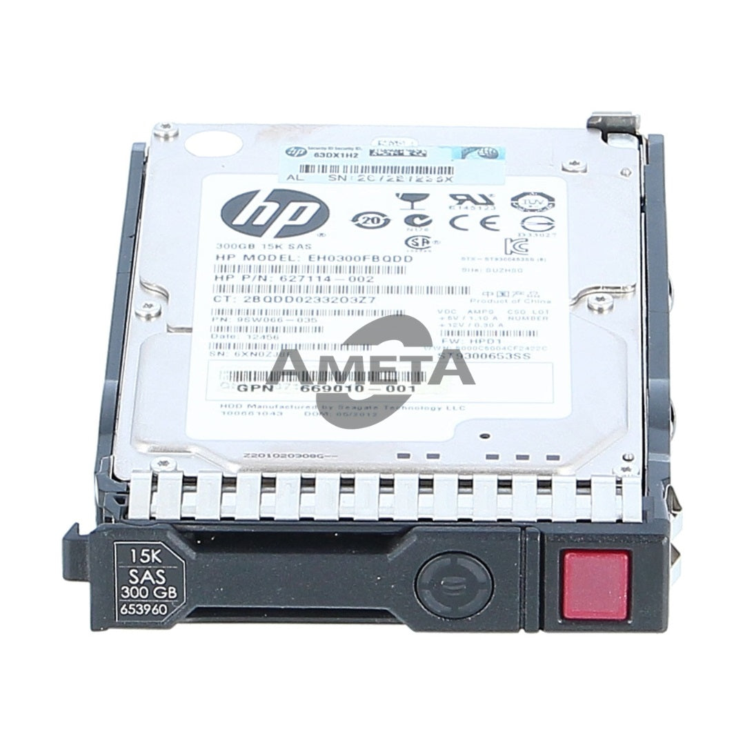 653960-001 / 870792-001 - HP 300GB 6G SAS 15K 2.5in SC ENT HDD