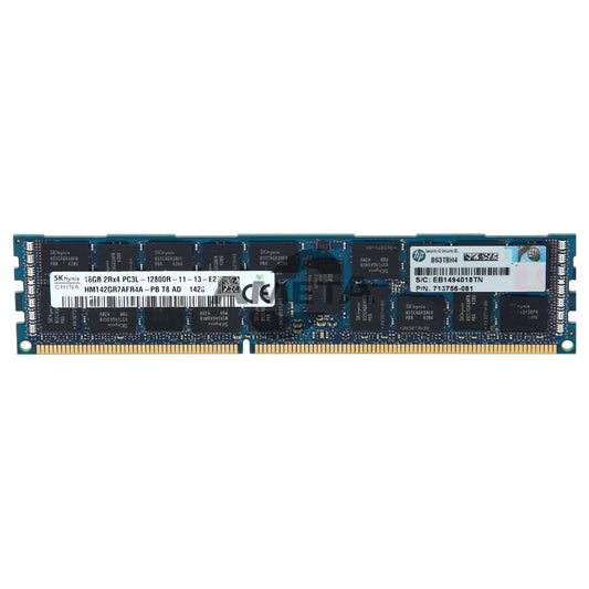 713985-B21 / 713756-081 - HP 16GB (1x16GB) Dual Rank PC3L-12800 Memory Kit