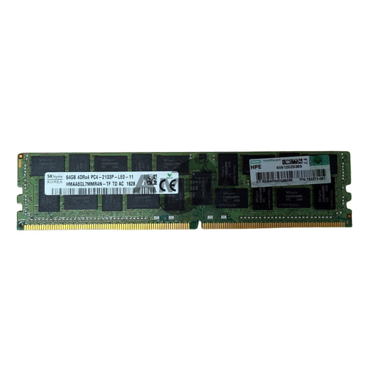 HPE 726724-B21 - HPE 64GB (1x64GB) Quad Rank LR DDR4-2133MHz Memory Kit