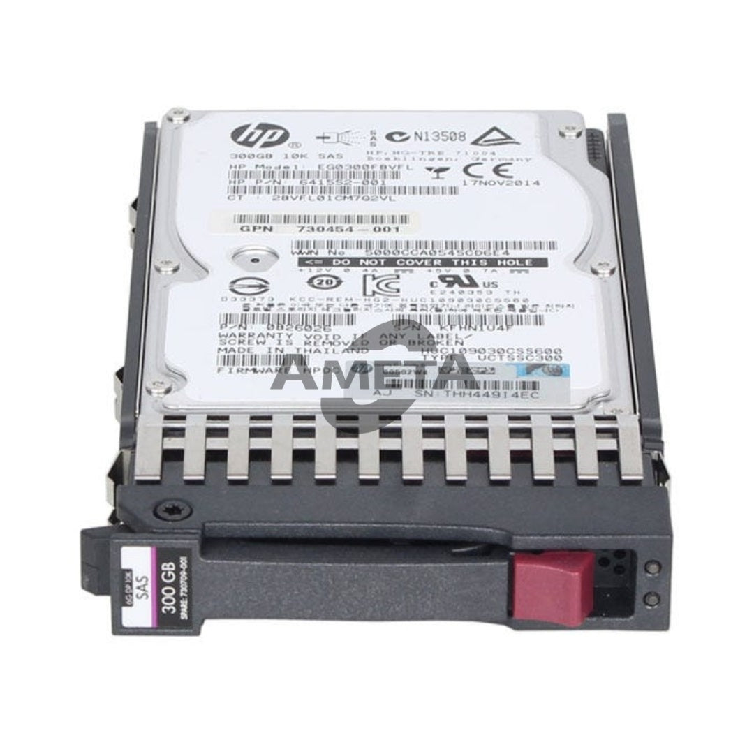 HPE MSA 300GB 6 Gb/s SAS 10K Dual-Port Enterprise HDD – 730709-001 / E2D55A