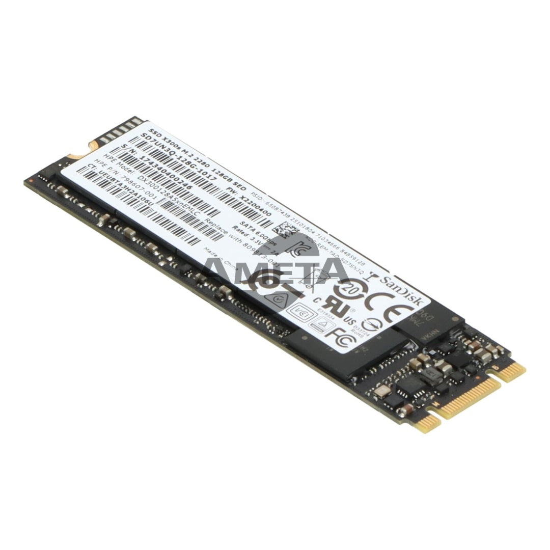HPE 798607-001 / 809813-001 - HPE 3PAR 128GB M.2 SATA Node Boot Drive 
