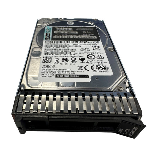 7XB7A00069 / 01GV182 - ThinkSystem 2.5" 2.4TB 10K SAS 12Gb Hot Swap 512e HDD