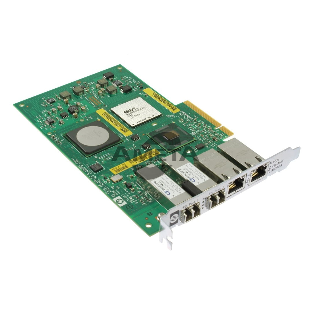 HP AD222A - PCIe 2 Port 4Gb FC and 2 Port 1000BT Adapter