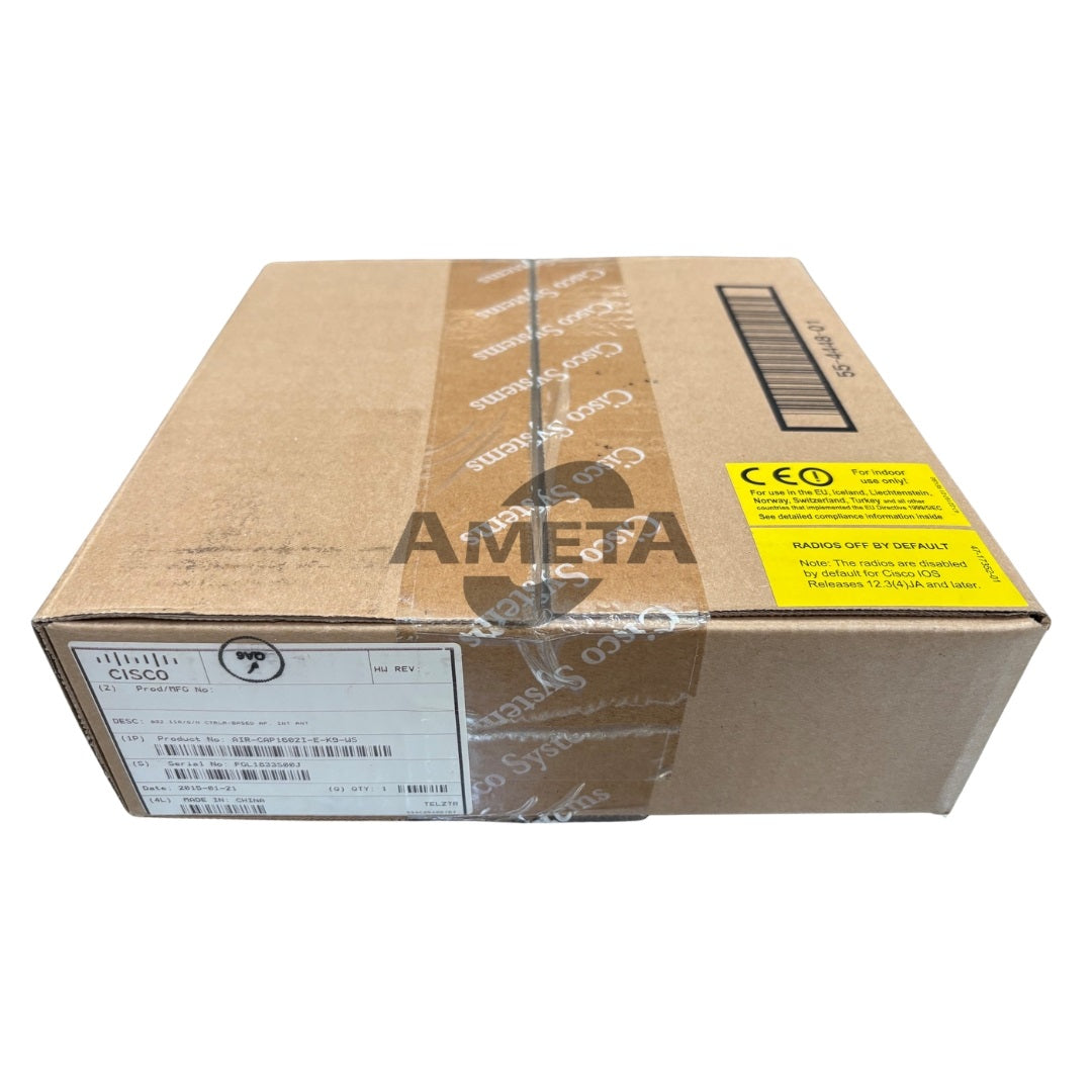 CISCO AIR-CAP1602I-E-K9-WS - Cisco 802.11a/g/n Ctrlr-based AP, Int Ant, E Reg Domain