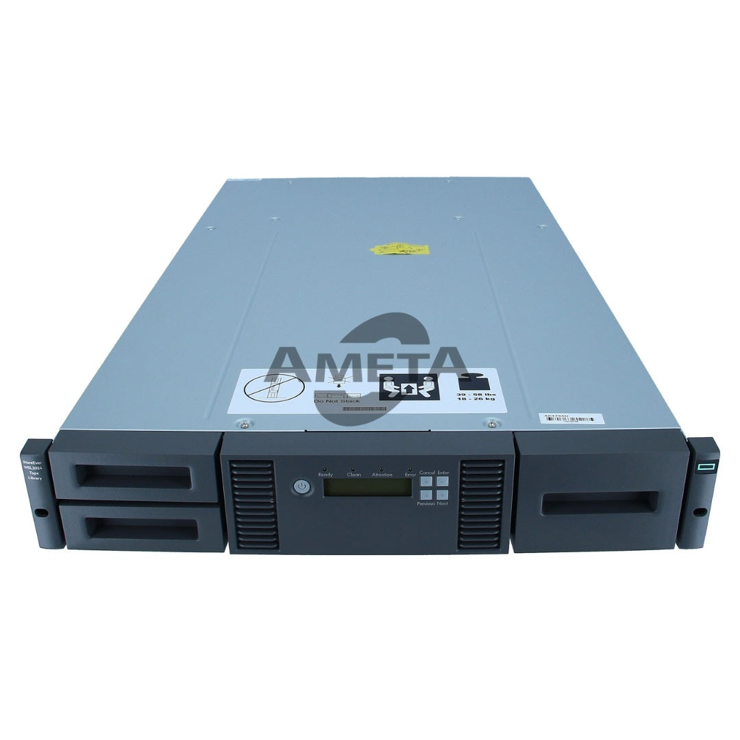 AK379A / 407351-001 - HP MSL2024 0-drive, 24 Slot Tape Library