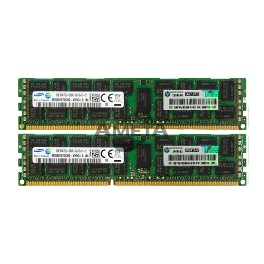 AT109A / 2 x 605313-371 - HP 16GB (2 x 8GB) Memory Module RX2800i4