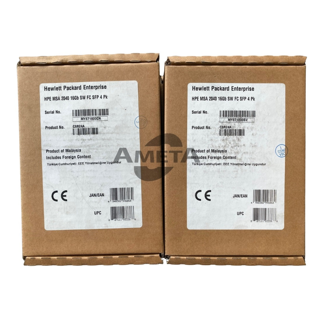 HP C8R24A – MSA 2040 16Gb Short Wave Fibre Channel SFP Transceiver (4-Pack)