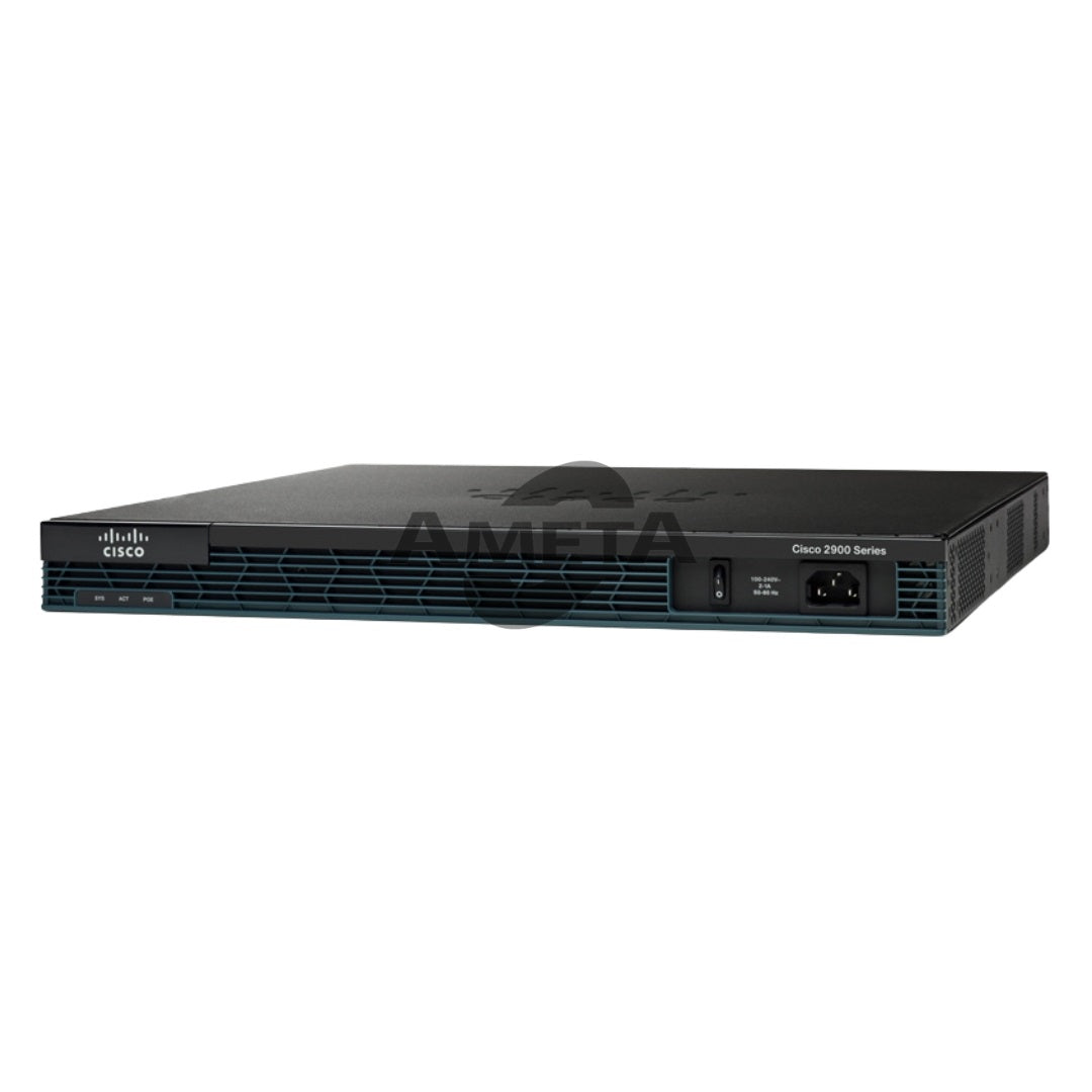 CISCO2901/K9 - Cisco 2901 w/2 GE.4 EHWIC.2 DSP.256MB CF.512MB DRAM.IP Base