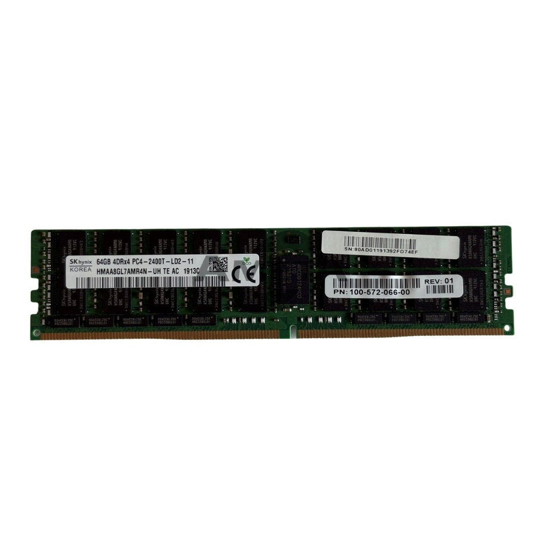 EMC 100-572-066-00 / HMAA8GL7MMR4N-UH - 64GB 4Rx4 PC4-19200T-L DDR4-2400MHz LRDIMM
