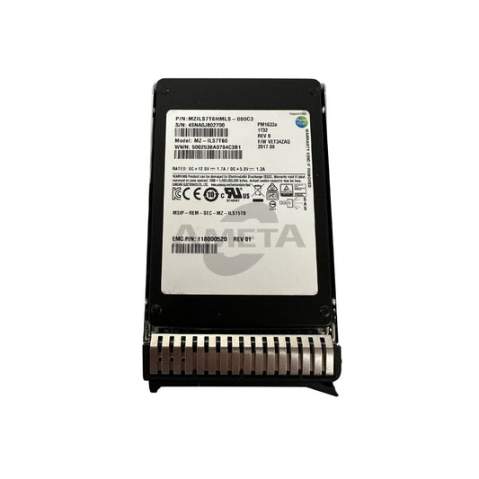 118000520 / MZILS7T6HMLS-000C3, PM1633A 7.68TB 12G SAS 512n SFF SSD