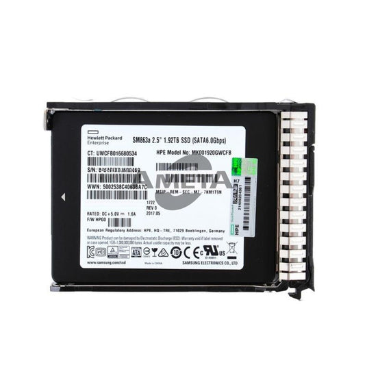 P08370-B21 / P08472-001 - HPE 1.92TB NVMe x4 MU SFF SCN Spl SSD