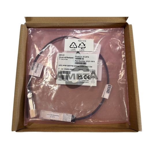 HPE S1J07A / 8121-1813 - HPE Aruba 0.65m Direct Attach Copper Cbl