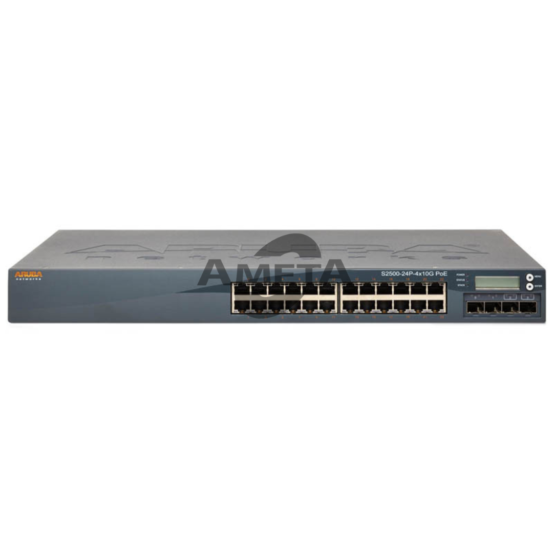 S2500-24P - Aruba 24-Port 1G RJ45 / 4x 10G SFP+