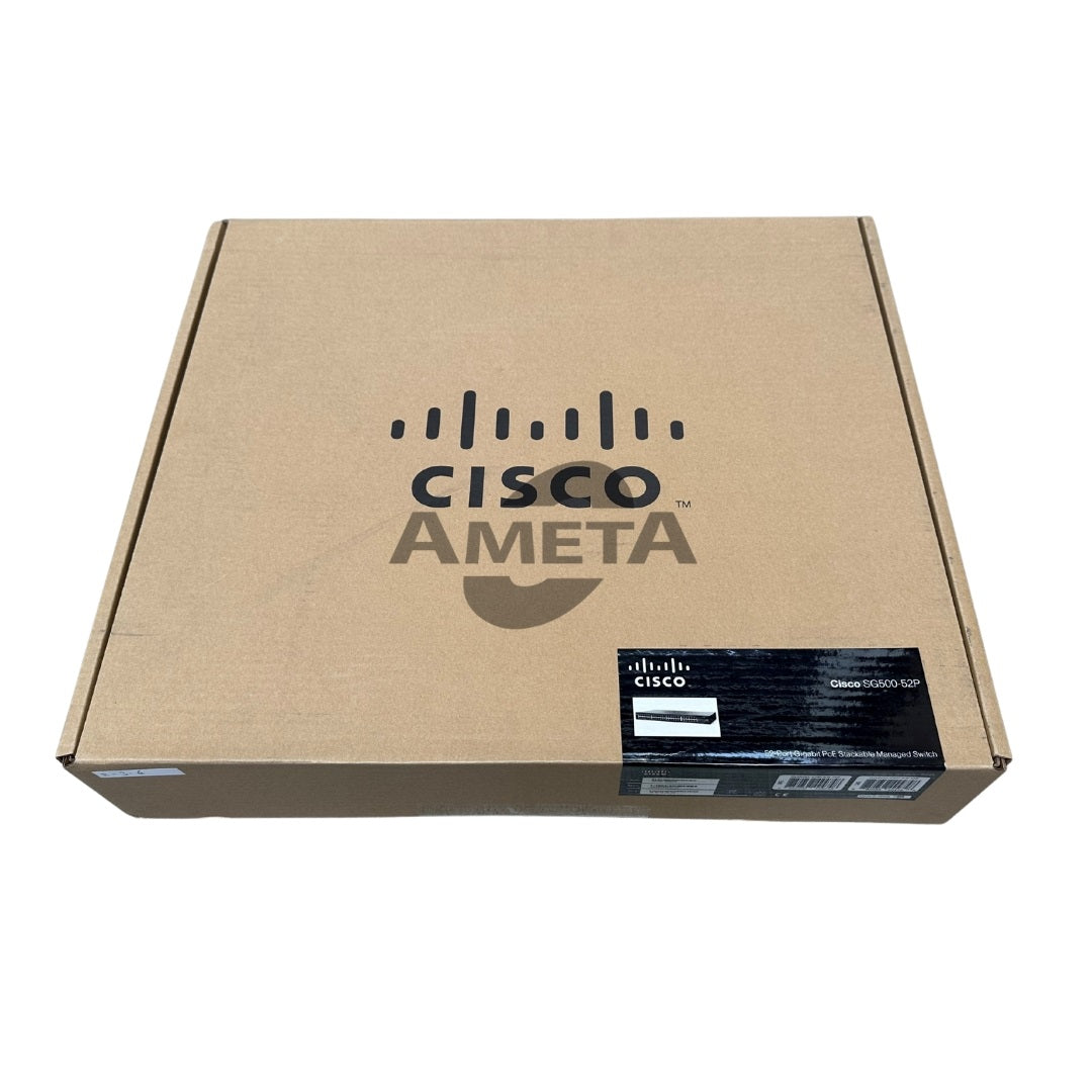 SG500-52P-K9-G5 - Cisco 52-port Gigabit POE Stackable Managed Switch -