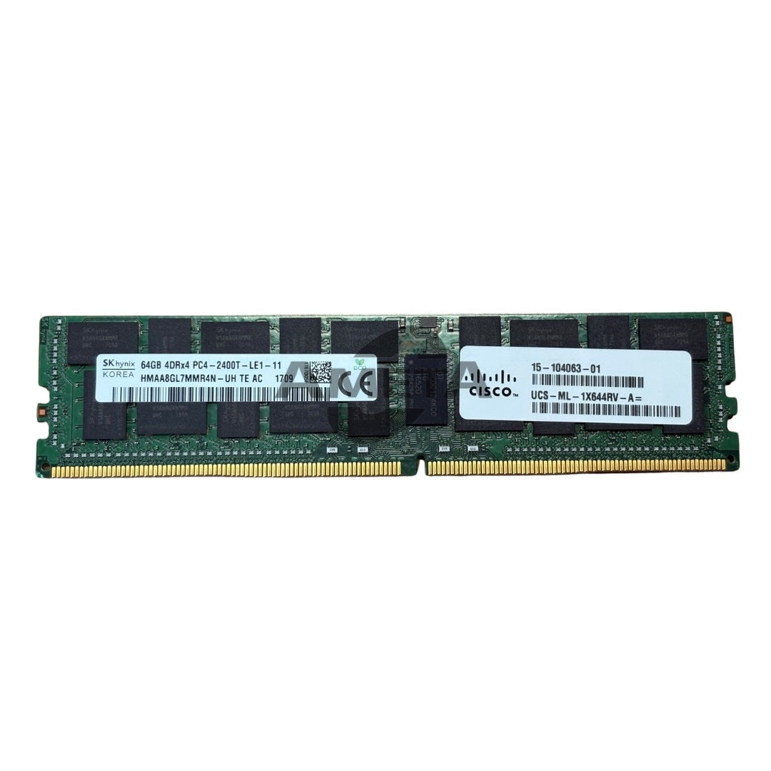 CISCO UCS-ML-1X644RV-A - 64GB DDR4-2400-MHz LRDIMM/PC4-19200/quad rank/x4/1.2v