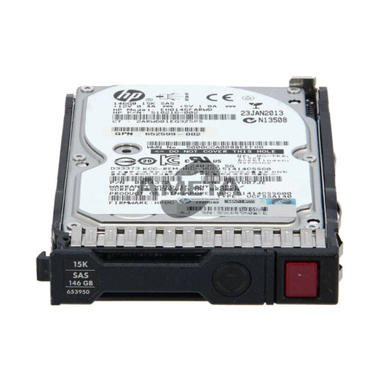 652605-B21 / 653950-001 - HP 146GB 6G SAS 15K 2.5in SC ENT HDD