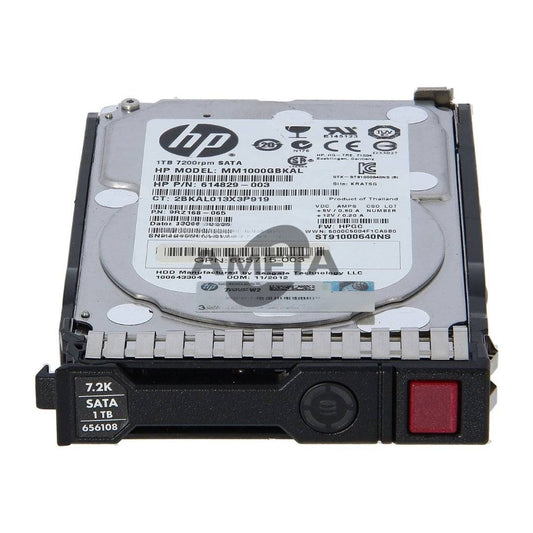 655710-B21 / 656108-001 - HP 1TB 7.2K 6G MDL SFF SATA SC HDD