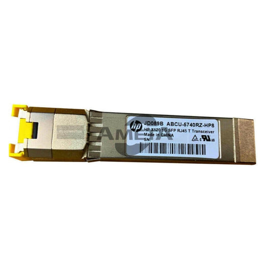 JD089B - HPE X120 1G SFP RJ45 T Transceiver
